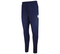 Kappa Ponte Pants Pantalon Long, Enfants XS Bleu Marine/Blanc