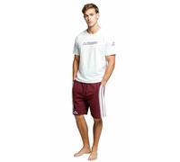 Kappa Pyjama pour homme en coton court - Pyjama d'été léger à manches courtes - Ensemble de sport, 26162 Crème, XXL