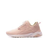 Kappa San Puerto - Baskets fille rose, tige basse textile, lacets, semelle caoutchouc 37