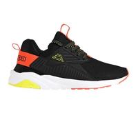 Kappa San Puerto Lace - Sneakers garçon noir, orange foncé et vert clair, lacets 36