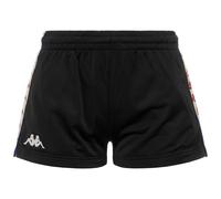Kappa - Short de Sport, Femme, Noir, Polyester, Streetwear Sportif, 222 Bande Ladytread, Taille: M