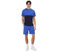 Kappa - Short de Sport, Homme, Bleu, Coton, Sportif, Logo Gnaco, Taille: 2XL