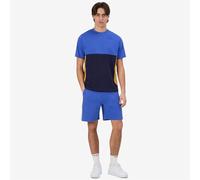 Kappa - Short de Sport, Homme, Bleu, Coton, Sportstyle, Logo Gnaco, Taille: S
