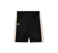 Kappa - Short de Sport, Homme, Noir, Polyester, Sport, 222 Bandes Treadwellz, Taille : L