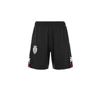 Kappa Short Enfant Ahorazip Pro As Monaco Officiel Football - Noir - 8 Ans