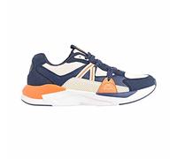 Kappa Sportleisure Homme Holborn, Sneaker, Blue/Beige/Orange, 43, Men
