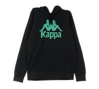 Kappa - Sweat à Capuche Homme Élégant Noir/Vert - Homme - Sweatshirts et sweats à capuche - Noir - Taille: S