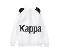Kappa - SweaT-shirt Col Rond Homme Blanc/Noir - Homme - Sweatshirts et sweats à capuche - Blanc - Taille: M