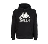 Kappa - SweaT-shirt Coton/Polyester Noir Blanc Antique - Homme - Sweatshirts et sweats à capuche - Noir - Taille: M