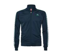 Kappa - Sweat Slim Fit Bleu avec Fermeture Éclair - Homme - Sweatshirts et sweats à capuche - Bleu - Taille: M