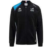 Kappa Sweatshirt Zip Atriso BWT Alpine F1 Team Officiel Formule 1 - Noir - S