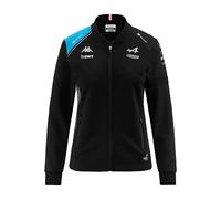 Kappa Sweatshirt Zip Femme Atrisa BWT Alpine F1 Team Officiel Formule 1 - Noir - XS