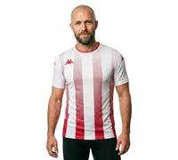 Kappa T-shirt manches courtes Bugo Rouge/Blanc Homme M
