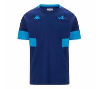 Kappa - T-Shirt Adobi BWT Alpine F1 Team 2024 pour Homme - Bleu - Taille 2XL