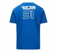 Kappa - T-Shirt Ardlo Ocon BWT Alpine F1 Team 2024 pour Garçon - Bleu - Taille 14Y