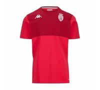 Kappa - T-Shirt Ayba 8 AS Monaco 24/25 pour Homme - Rouge - Taille S