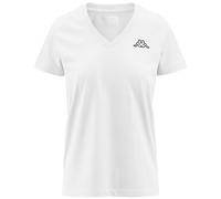 Kappa T-shirt Cabou Logo Femme Blanc Taille M