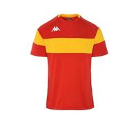 Kappa Dareto T-Shirt, Rouge/Jaune, L Homme