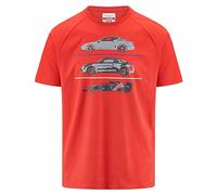 Kappa T-Shirt Enfant Argla BWT Alpine F1 Team Officiel Formule 1 - Orange - 6 Ans