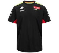 Kappa T-Shirt Gara Mod. AMIRYMONE Ufficiale VR 46 Racing Team Rossi Moto GP Maglia Piloti Bezzecchi e di Giannantonio (IT, Testo, M, Regular, Regular, Nero)