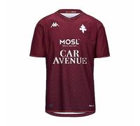 Kappa Kombat 2024 Home FC Metz T-Shirt Mixte Enfant, Rouge/Orange, 8 Ans