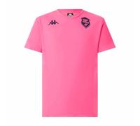 Kappa T-Shirt Rugby Stade Français Paris Rose pour Adulte (FR/ES, Alpha/Lettres, L, Taille Normale, Taille Normale, Rose)