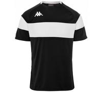 Kappa T-shirt Dareto unisexe pour enfant – Noir/Blanc – 12 ans