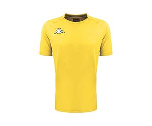 Kappa TELESE Act Jersey | Design Style Sportif | Disponible en Plusieurs Tailles/Couleurs | Jaune M