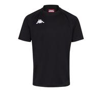 Kappa TELESE Maillot Rugby Homme Black FR : 2XL (Taille Fabricant : 2XL)
