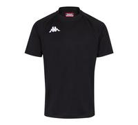 Kappa TELESE Maillot Rugby Homme, Black, FR : Taille Unique (Taille Fabricant : 8Y)