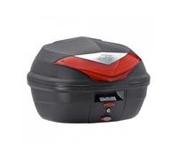 KAPPA Topcase "K355" Monolock, 35 l Inha réflecteur rouge