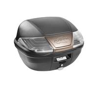 KAPPA Topcase "K400" Monolock, 40 l Inha noir / titanium, réflecteur clair