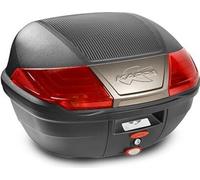 KAPPA Topcase "K400" Monolock, 40 l Inha noir / titanium, réflecteur rouge