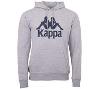 Kappa Unisex Hooded Sweatshirt Grey 705322 18M, Größe Bekleidung:L