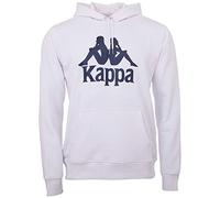 Kappa Unisex Hooded Sweatshirt White 705322 001, Größe Bekleidung:M