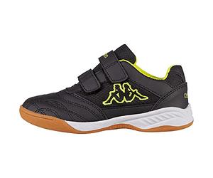 Kappa Unisex Kinder Kickoff Sneaker, Noir (Black/Yellow 1140), 31 EU