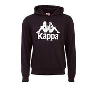 Kappa Unisex Taino Hooded Sweatshirt Pullover Hoody 705322 Black, Größe Bekleidung:M
