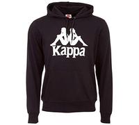 Kappa Unisex Taino Hooded Sweatshirt Pullover Hoody 705322 Black, Größe Bekleidung:M
