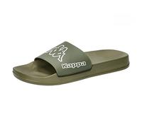 Kappa Unisexe Code de style : 242794 Krus Sandales de sport, Vert armée blanche, 43 EU