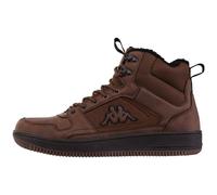 Kappa Unisexe Code de Style : 243046 pour Baskets Shab Four, Marron/Noir, 44 EU