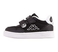 Kappa Unisexe Enfant Code de Style : 280023m Baskets Pio M, Noir/Blanc, 25 EU