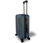 Kappa Valise de cabine rigide de 50,8 cm, trolley en ABS anti-rayures avec 4 roues pivotantes à 360°, poignée télescopique réglable et cadenas TSA, bagage à main pour voyages en avion, vert pétrole