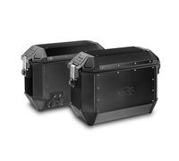 KAPPA VALISE LATÉRALE 36L MONOKEY KMS K'MISSION ALUMINIUM BLACK LINE