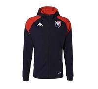 Kappa - Veste Arufeod SM Caen 23/24 pour Homme - Bleu - Taille 2XL