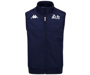 Kappa Veste sans manche Abusle 24H Le Mans Homme - Bleu (FR/ES, Alpha/lettres, 3TG, Taille normale, Taille normale, Bleu)