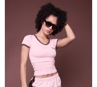 KAPPA x SNIPES Rib T-Shirt rose M