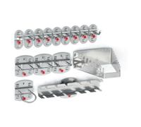 Kappes Assortiment de porte-outils 15-pcs. revêtu plastique p. panneaux perforés 12 cro Quantité:1