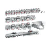 Kappes Assortiment de porte-outils 28-pcs.revêtu plastique p. panneaux perforés 14 croc Quantité:1