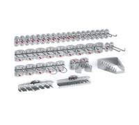 Kappes Assortiment de porte-outils 40-pcs.revêtu plastique p. panneaux perforés 21 croc Quantité:1