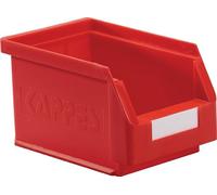 Kappes Boîtes de rangement ouvertes L230xl140xH130mm PE rouge Quantité:1